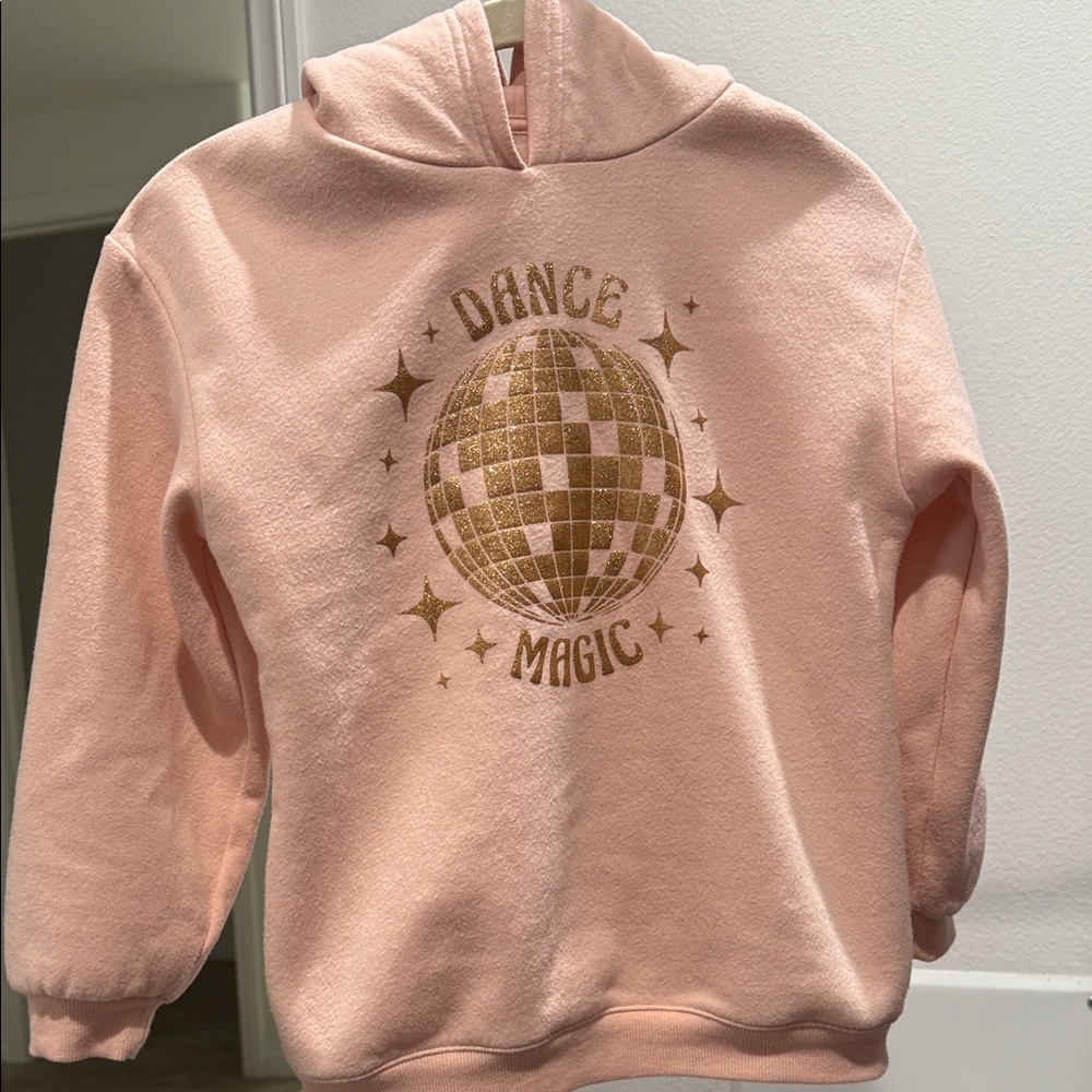 Kids Pink Dance Magic Hoodie